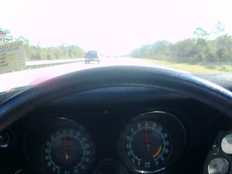 MARTINS RANCH Corvette 69 on the road 